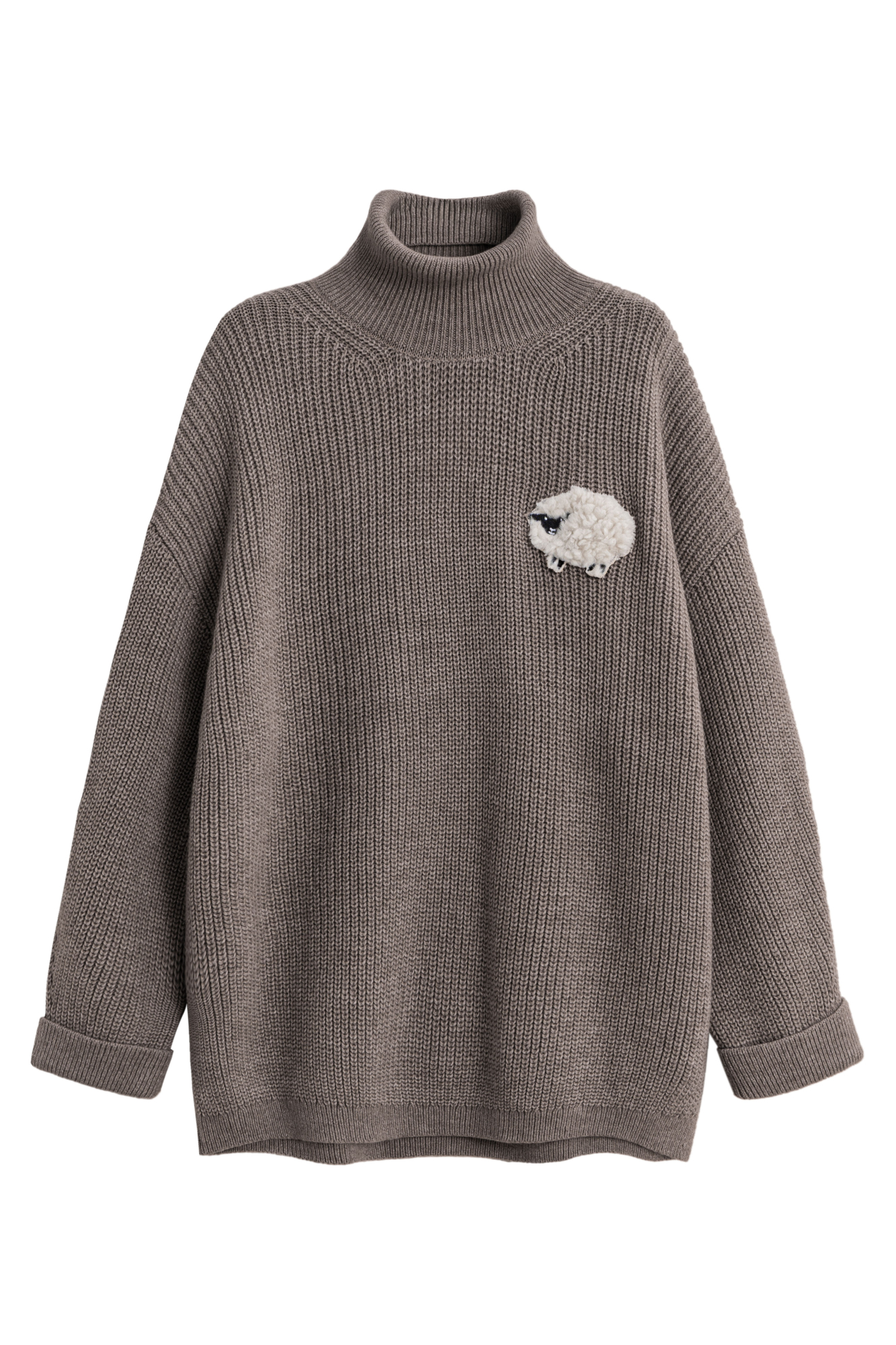 Джемпер с объемным дизайном