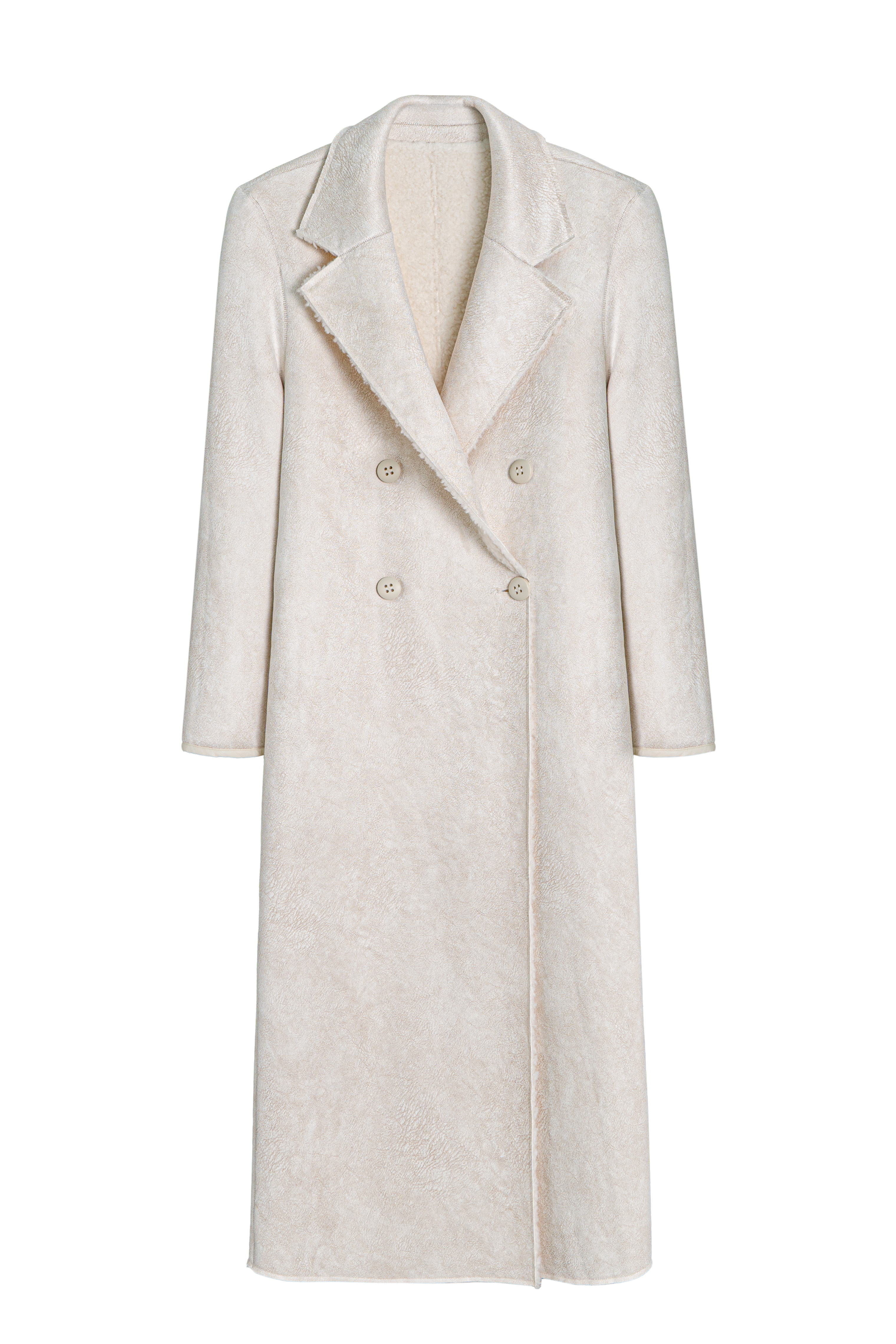 Двустороннее шерстяное пальто