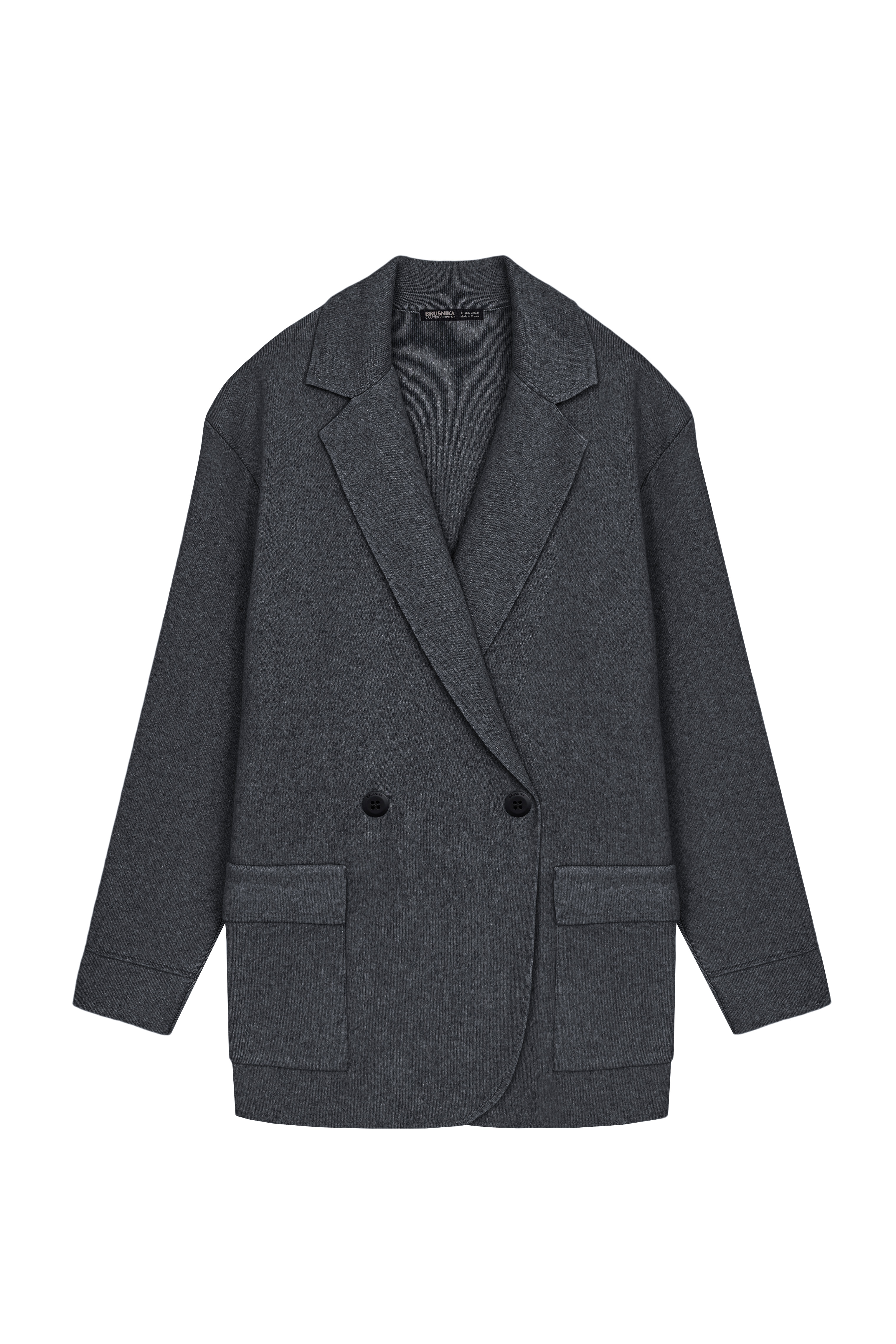 Трикотажный жакет с добавлением кашемира