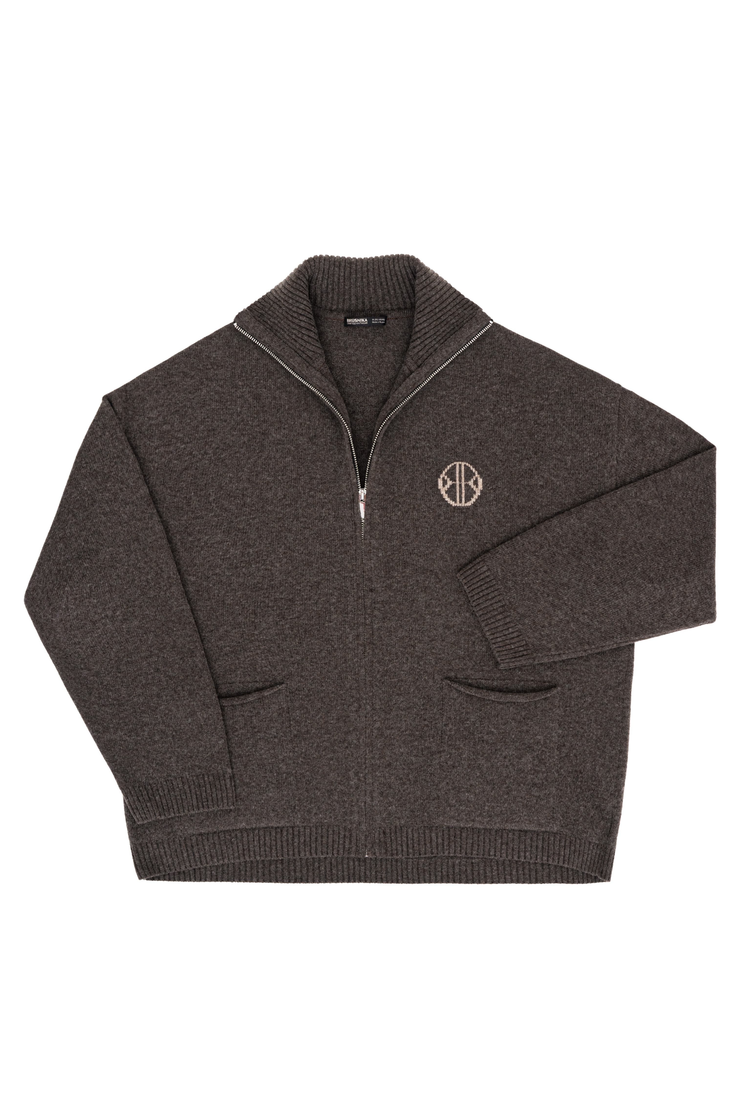 Спортивный бомбер из кашемира и шерсти 