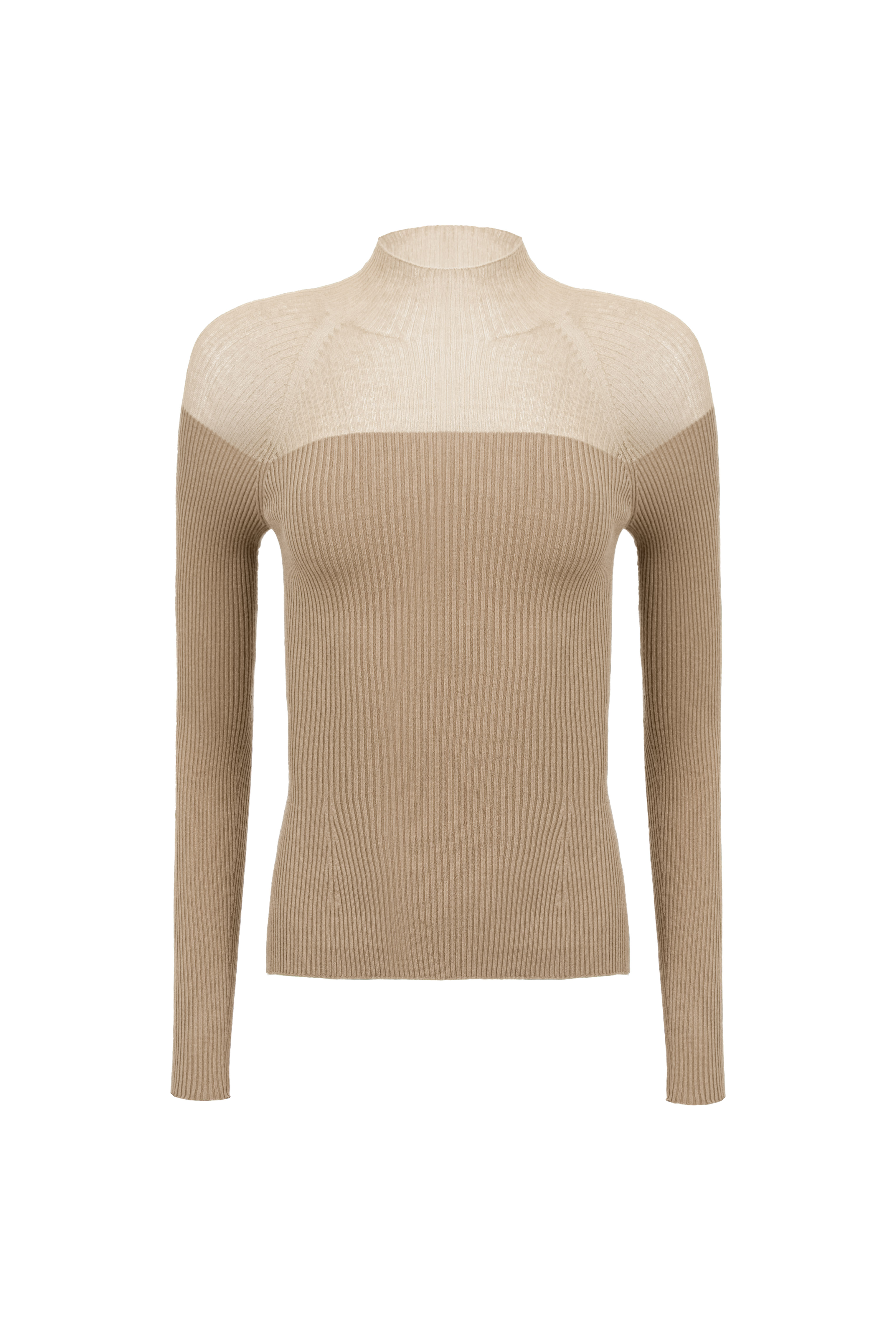 Цельновязаная водолазка из вискозы