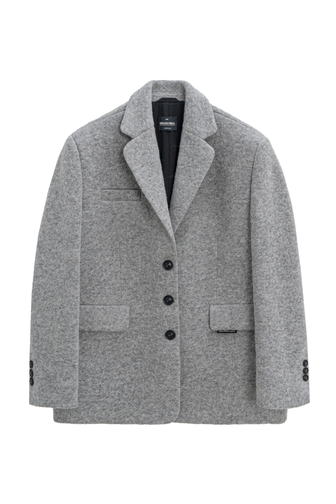 Жакет-пальто с поясом из экокожи