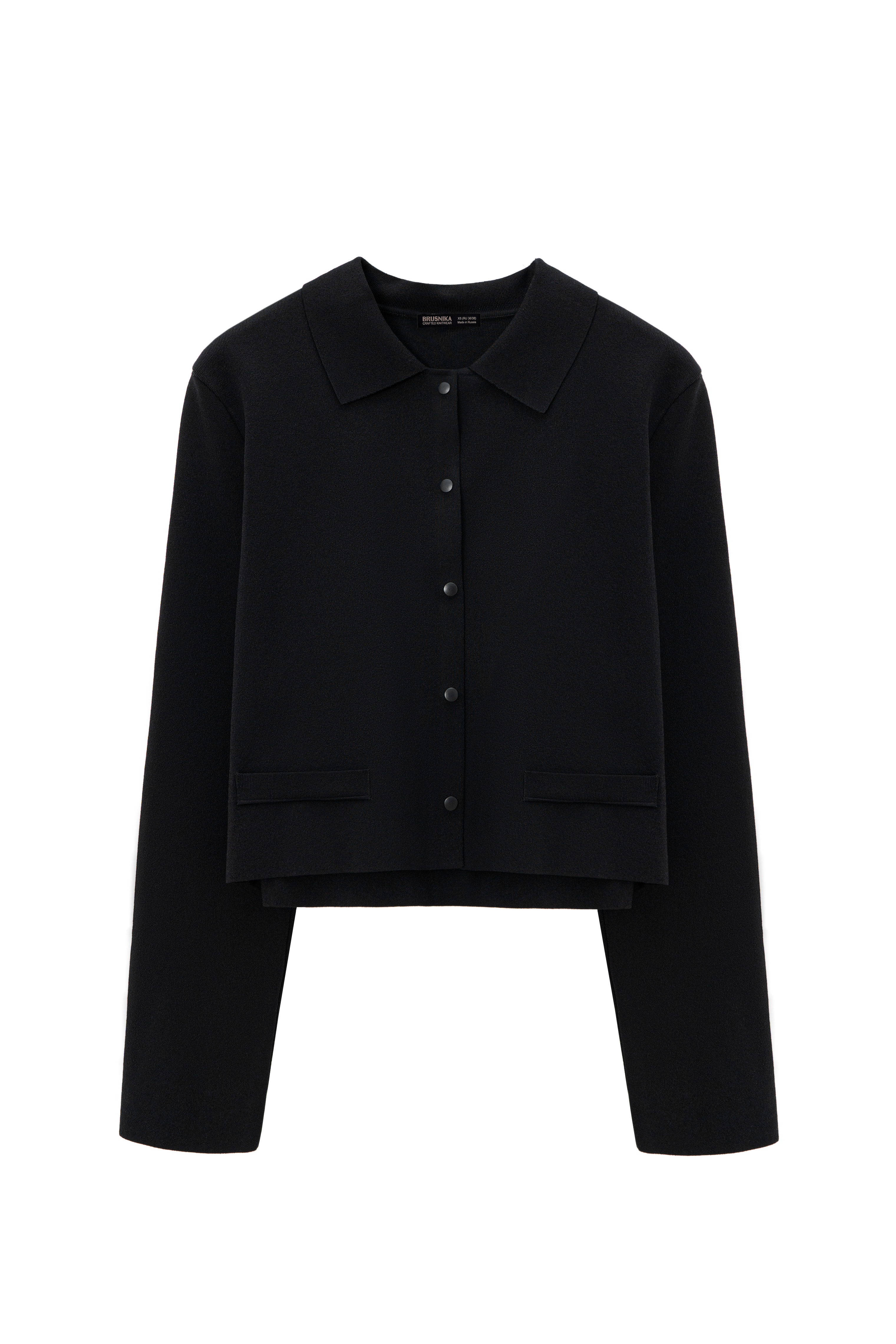 Укороченный жакет на кнопках
