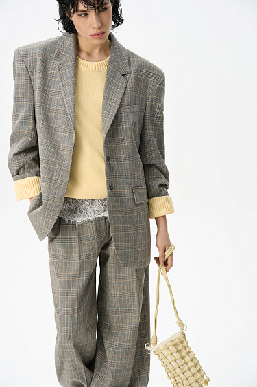 Брюки в клетку гленчек