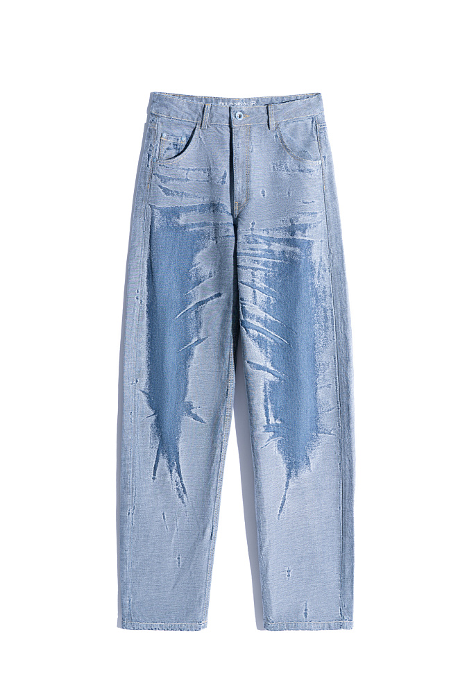 Джинсы в стиле гранж