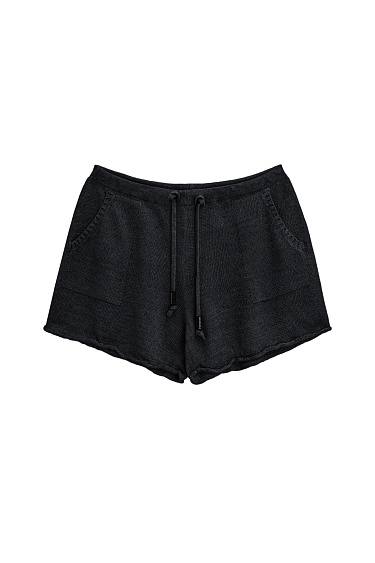 Короткие шорты из 100% льна