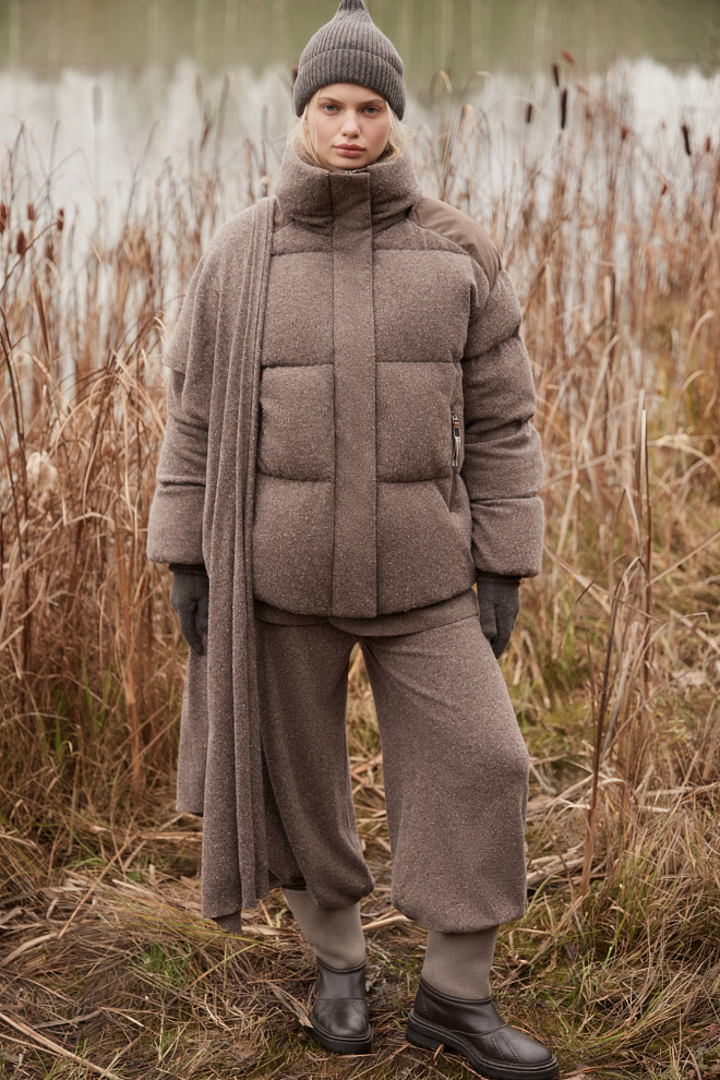 Брюки палаццо из шерсти