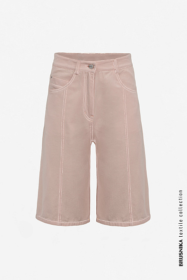 Джинсовые шорты-бермуды