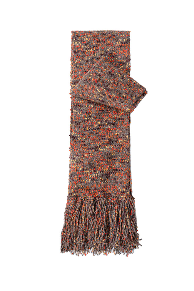 Шарф с шерстью альпака