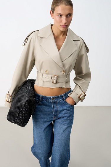 Жакет-косуха с поясом 