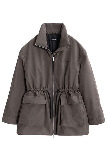 Парка на синтепоне с дополнительным воротником