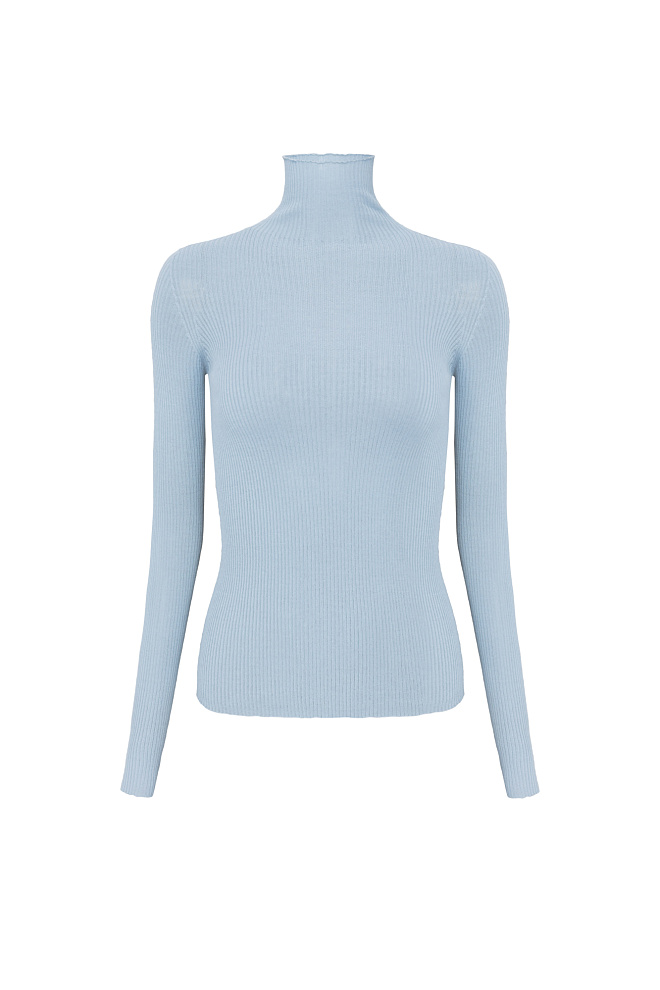 Трикотажная водолазка из шерсти мериноса 