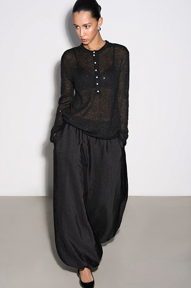 Широкие брюки-джоггеры