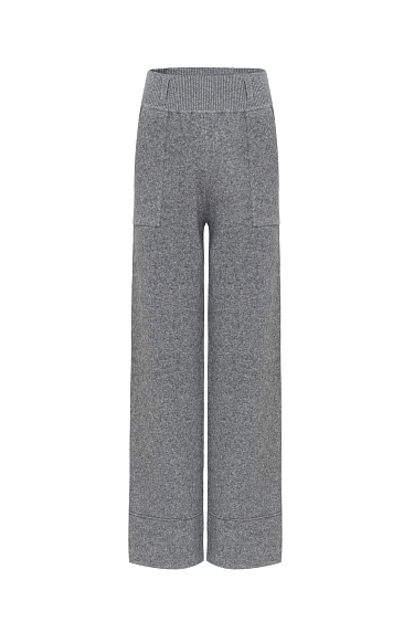 Трикотажные брюки из кашемира и шерсти