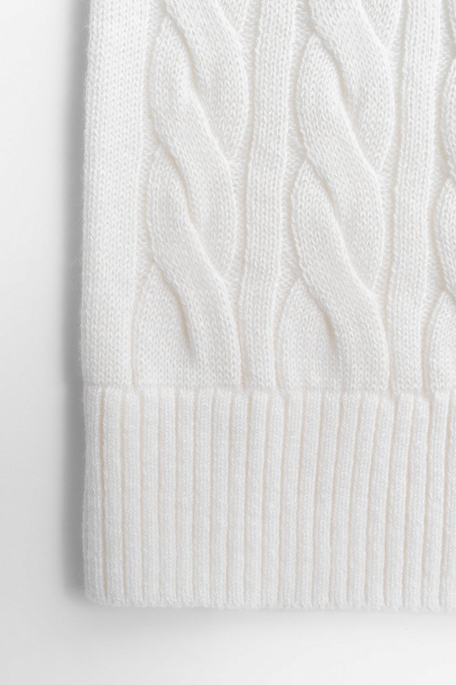 Трикотажная юбка с косами 