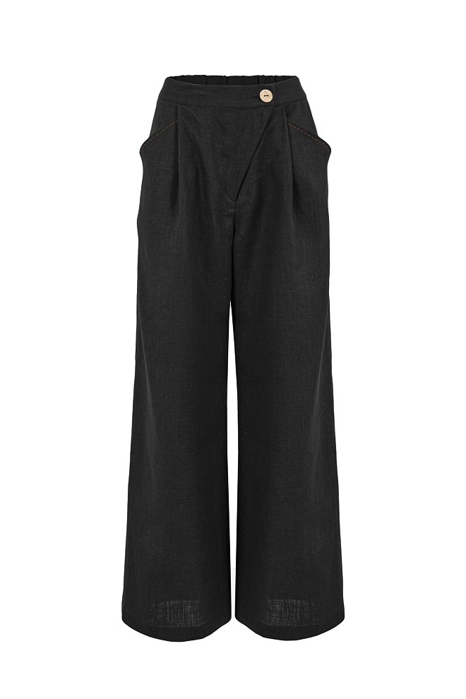 Брюки из 100% льна