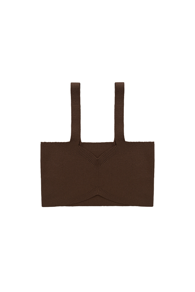 Кроп-топ из вискозы