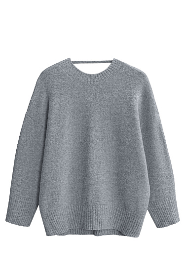 Джемпер из буклированной пряжи