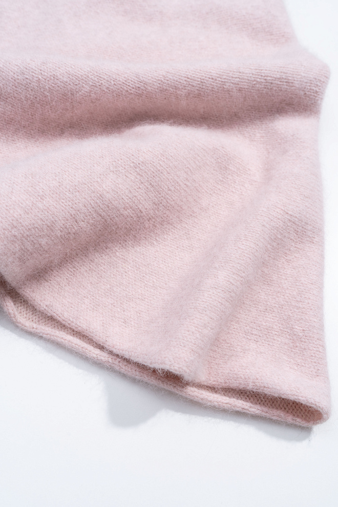 Юбка мини из пуха лисы