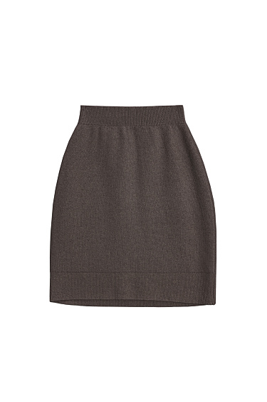 Трикотажная юбка длины мини 