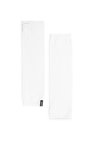 Трикотажные митенки из кашемира и шерсти