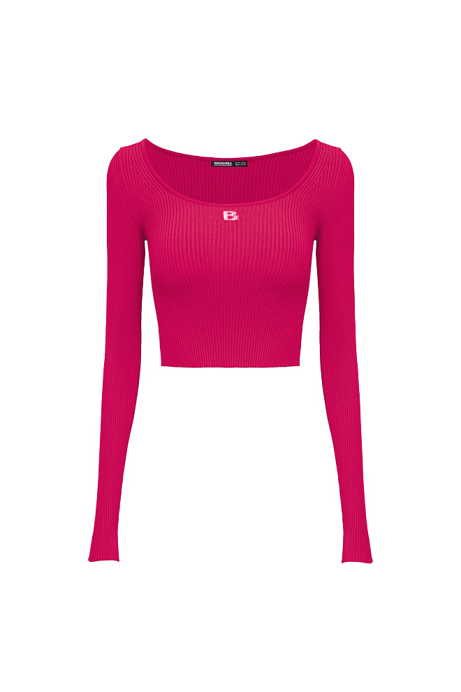 Спортивный топ с длинным рукавом