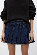 Джинсовая юбка мини, 34/40