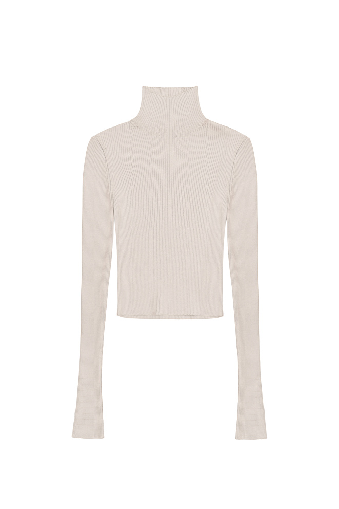 Укороченная водолазка из вискозы