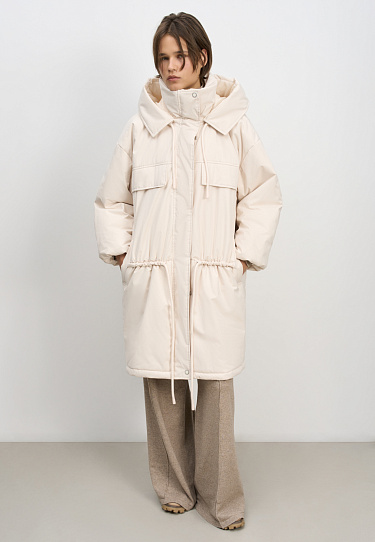 Длинная куртка с кулиской