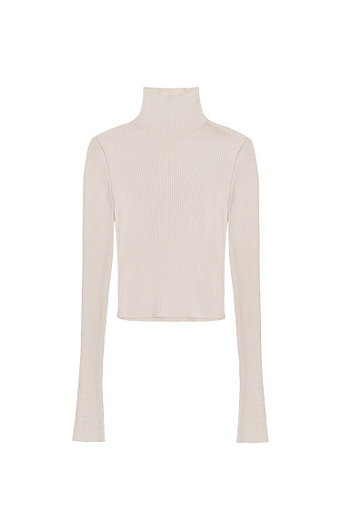 Укороченная водолазка из вискозы