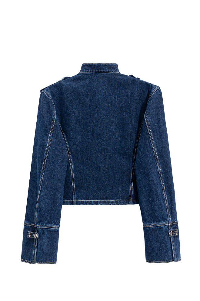 Джиновый жакет-доломан