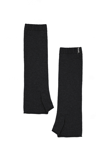 Трикотажные митенки из кашемира и шерсти