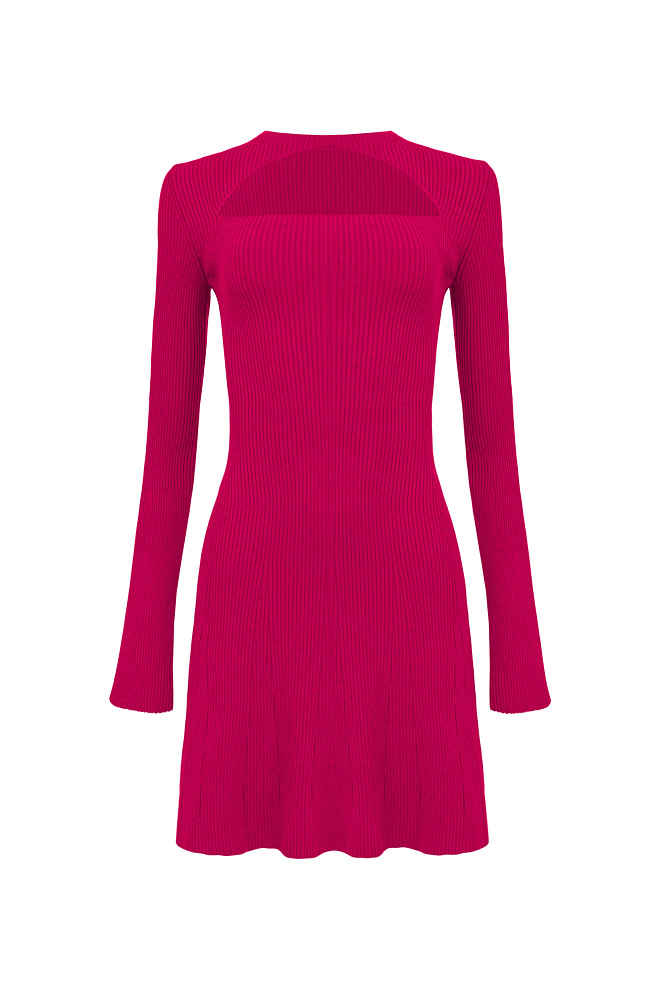 Трикотажное платье силуэта песочные часы