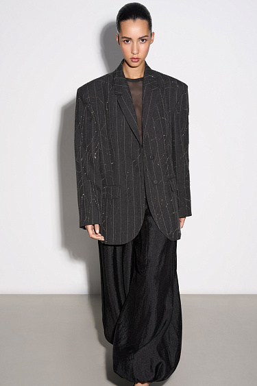 Жакет со стразами