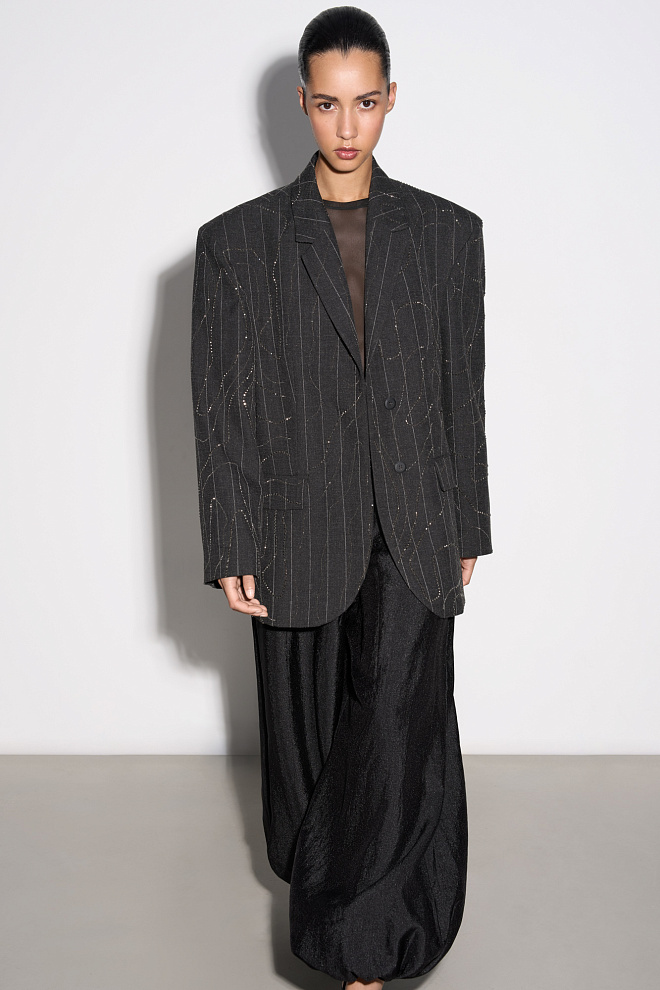 Жакет со стразами