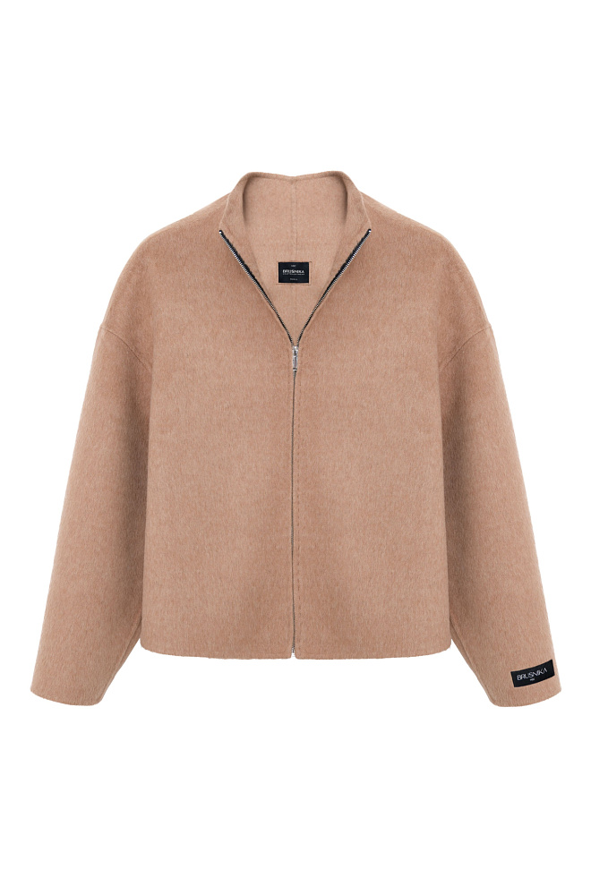 Укороченный жакет из шерсти