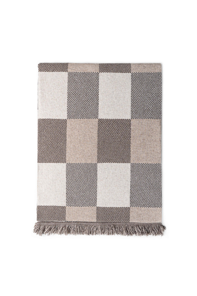 Палантин в клетку