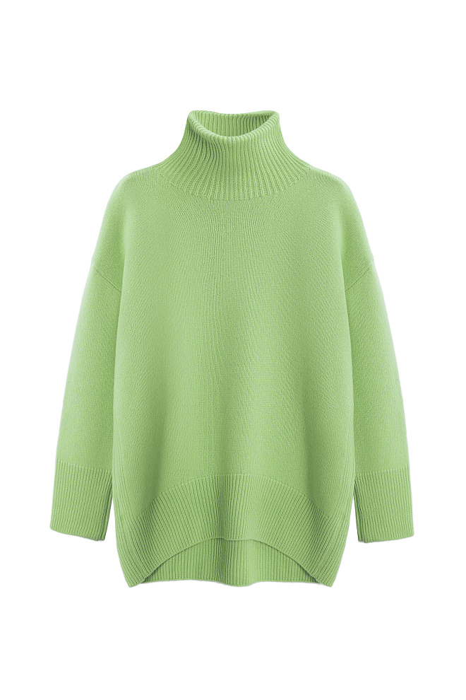 Джемпер с высоким воротом