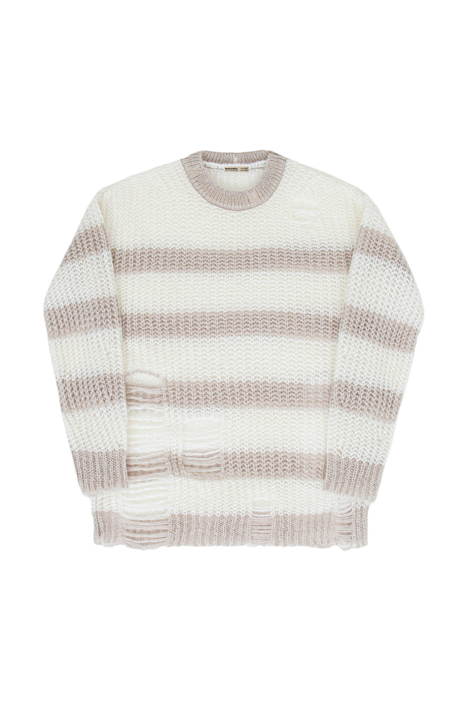 Трикотажный джемпер в стиле гранж