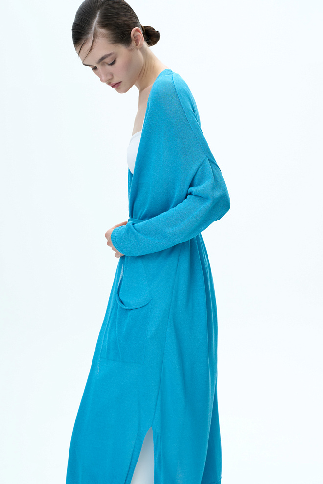 Длинный кардиган из вискозы