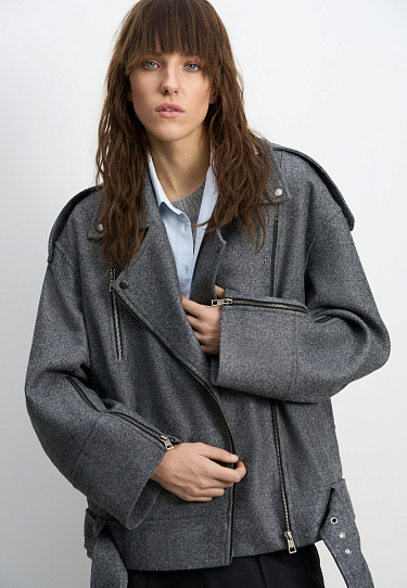 Жакет-косуха из шерсти