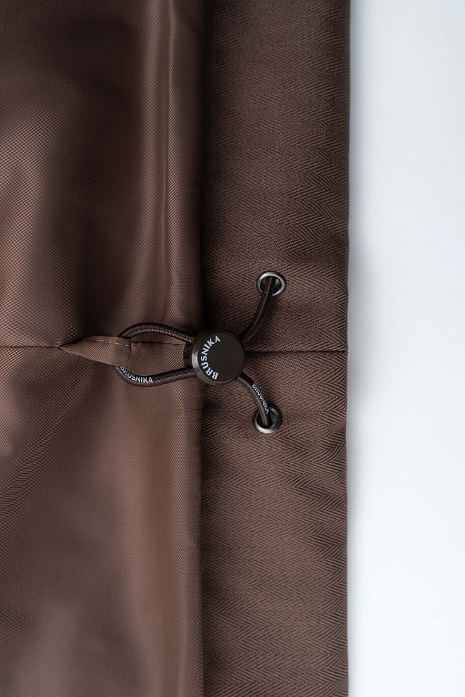 Стеганый объемный пуховик