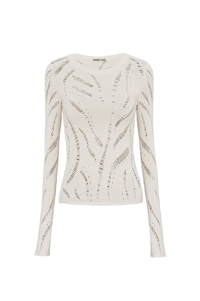 Трикотажный джемпер из 100% хлопка