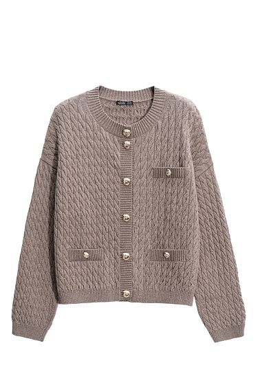 Кардиган из шерсти мериноса экстрафайн 