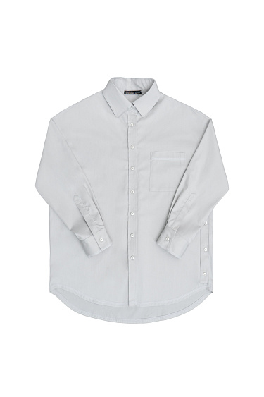 Рубашка прямого кроя из 100% хлопка