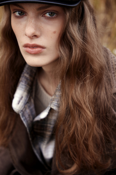 Рубашка в клетку из 100% хлопка