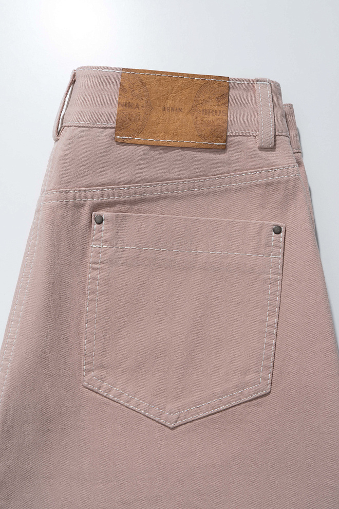 Джинсовые шорты-бермуды