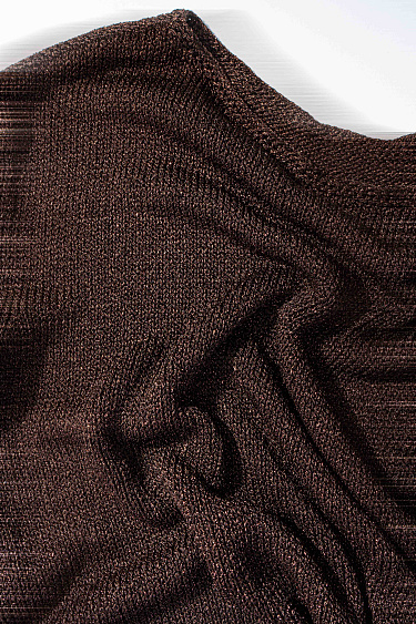 Лонгслив из вискозы с люрексом