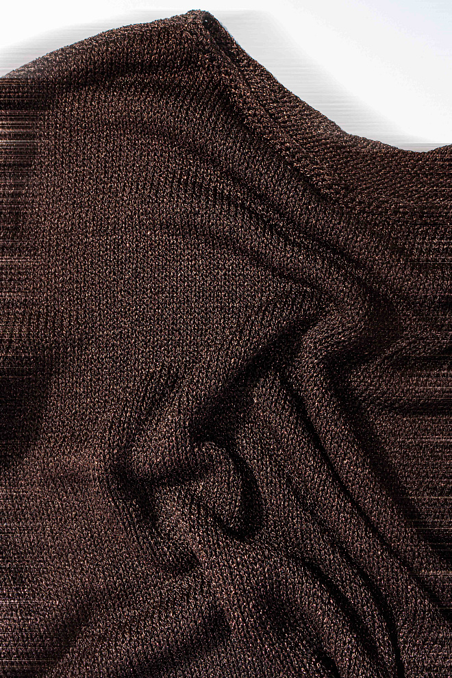 Лонгслив из вискозы с люрексом