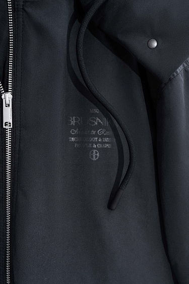 Парка на синтепоне с дополнительным воротником